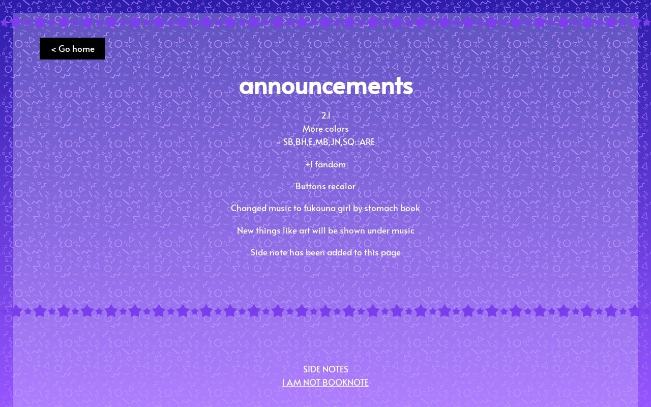 Carrd profile picture for @announcements